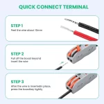 DC/DC 24V Step-Down to 12V 20A 240W MAX Converter, DC 24V to 12V Converter, Power Buck Regulator, Step-Down Transformer with Waterproof Fuse and Terminal Block for Cars, Trucks ect