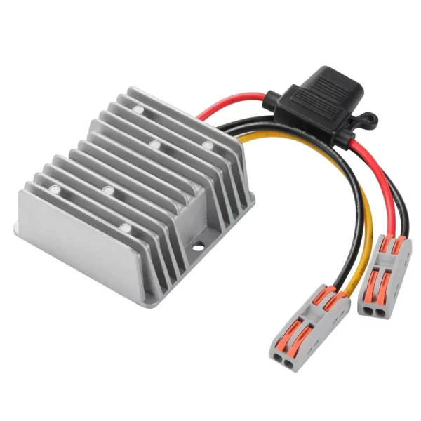 DC/DC 12V Boost to 24V10A MAX, 12V Step-up to 24V Voltage Converter with Quick-Connect Cable, DC/DC Converter, Current Adapter, Coltage Regulator, Voltage Booster, Transformer with fuses