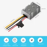 DC to DC Buck Converter 24V to 12V 40A 480W, DC Step-Down Transformer, Voltage Converter Power with Waterproof Fuse and Terminal Block for Cars, Trucks, Instrumentation, DIY ect